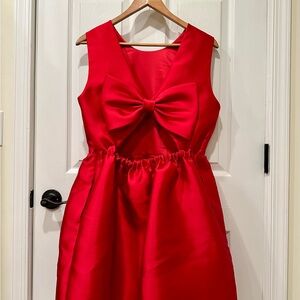 Kate Spade Vibrant Red Kids Dress with Bow